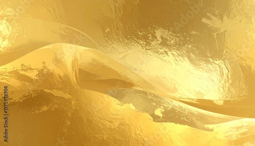 Abstract golden light and texture, artistic and dreamy background.
