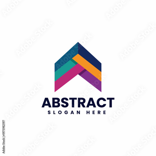 Free Download An eye-catching abstract logo design featuring geometric shapes, representing modernity and professionalism, making it suitable for brands across various industries seeking sophistication. - GFXLoad