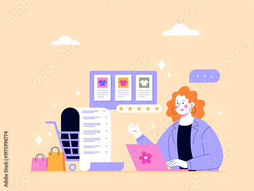 E-commerce, online shopping, providing online product information or consultation to customers