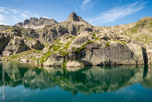 Lake Podo or Estanh de Podo​ is a glacial lake located at 2455 m above sea level, in the Colomers Cirque hiking trail, Vall d Aran, Lleida province, Catalonia, Spain