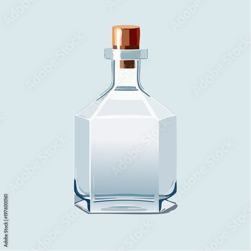 perfume bottle isolated on white