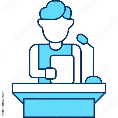 Lecture Speaker Icon