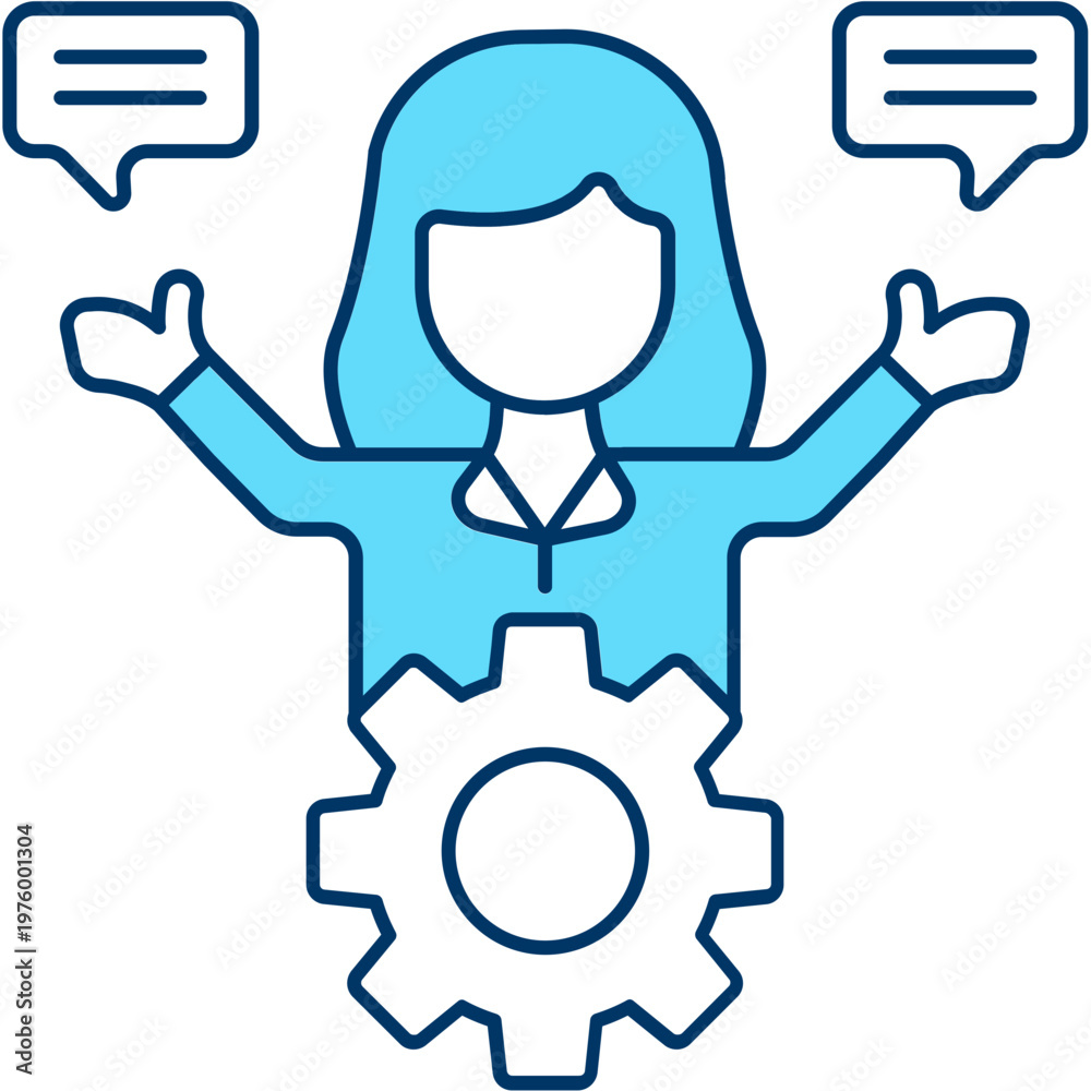 Fototapeta premium Teaching Consultant Icon