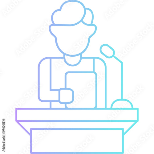 Lecture Speaker Icon