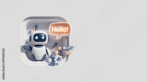 AI Productivity Agent — Hello with Blocks and Gears, Copy Space
