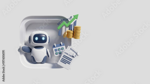 AI Sales Agent — Growth and Conversion Metrics, Copy Space