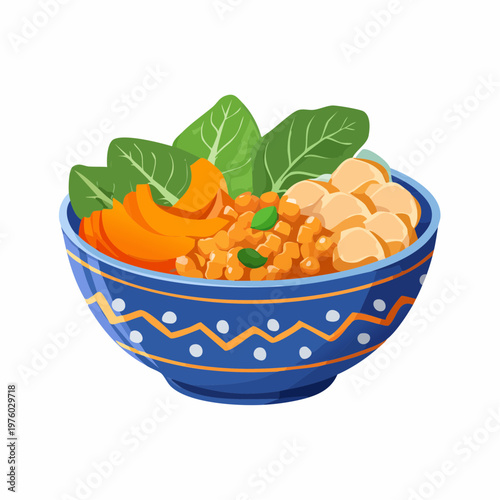 Vegane Afrikanische Power Bowl