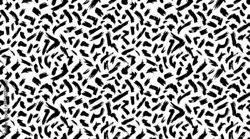 Black and white abstract pattern design.
