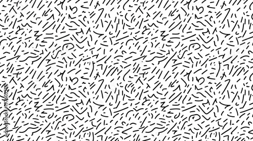 Black and white scribbles pattern.