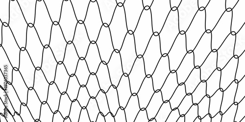 Wire net background vector illustration, black wire mesh isolated, barrier net metal wall, barbed wire fence, black grid for backdrop, fence barb for construction zone, wire grid of fence eps10.