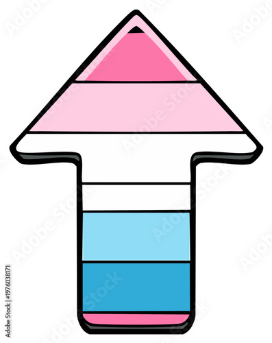 Transgender Pride Arrow: Symbolizing Gender Identity, LGBTQ+ Support, and Forward Movement