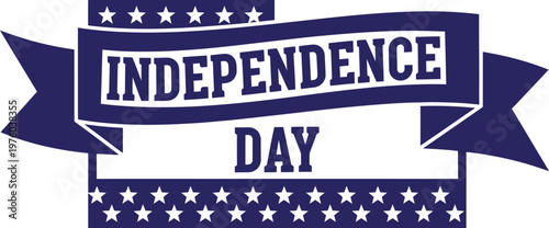 Celebrate independence day patriotic american flag ribbon banner for july 4th festivities national pride