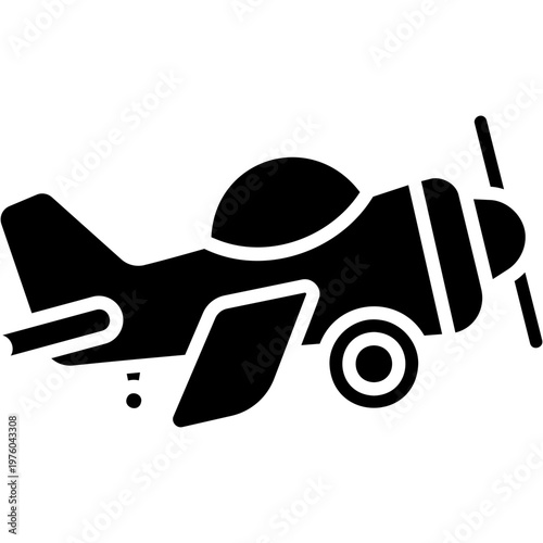 Toy Airplane Icon