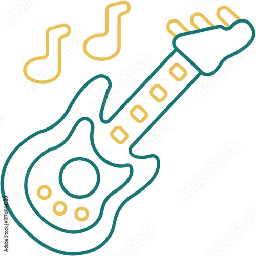 Toy Guitar Icon