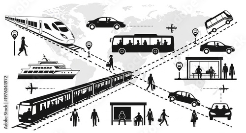 Global Transportation Network and Public Transit Systems.