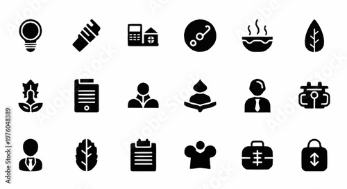 Black icons on white background.