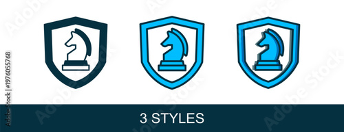 Filled outline Chess icon isolated on white background. Business strategy. Game, management, finance. Vector