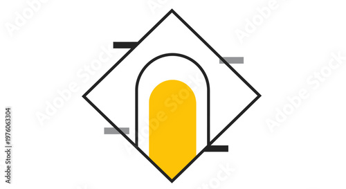 A 3d exclamation mark warning icon on a white background as a secure web button symbol for real estate property and home construction business concept vector illustration