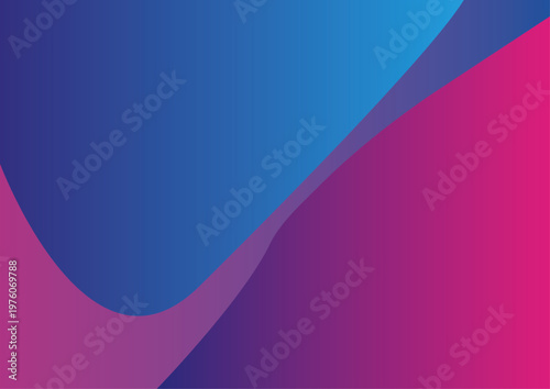 Modern vibrant abstract background combining gradient waves and soft curves in cyan, magenta, and violet colors. Perfect for web design, presentations, and digital creative projects.