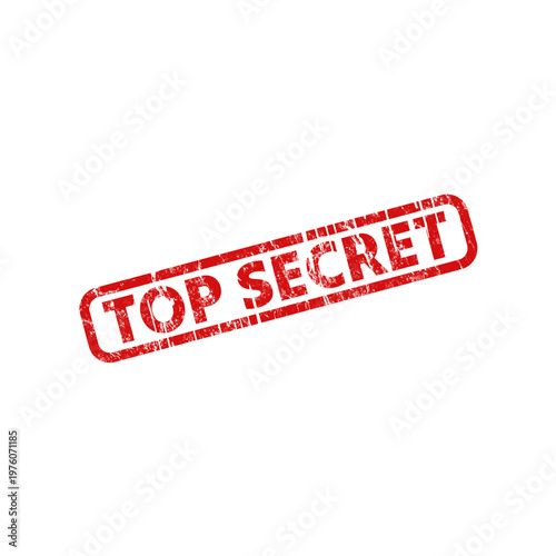 Top secret - - rubber stamp - vector illustration	