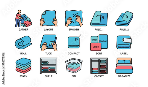 Step-by-step guide to folding and organizing clothes efficiently