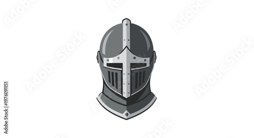 Medieval Knight Helmet Icon