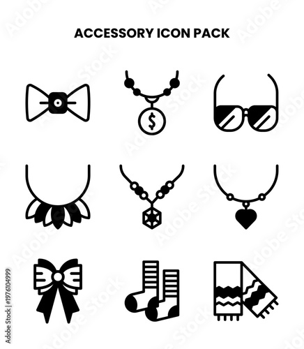 Accessory DuoTone Set Icons Pack