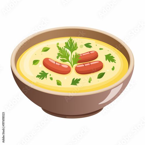 Schlesische Kartoffelsuppe