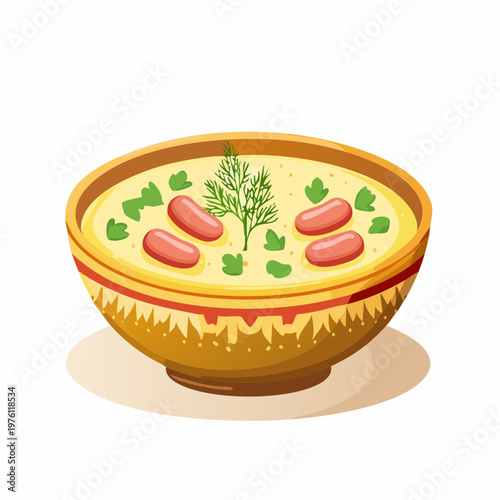 Schlesische Kartoffelsuppe