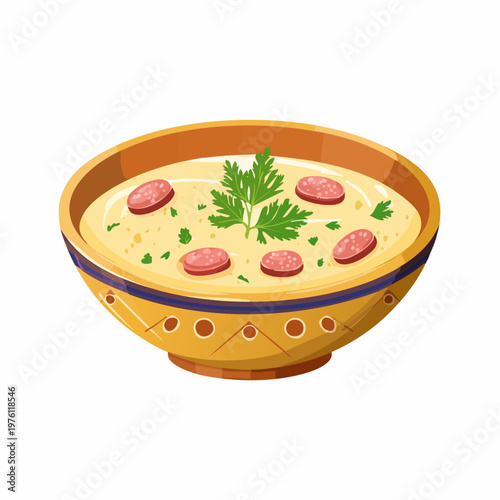 Schlesische Kartoffelsuppe