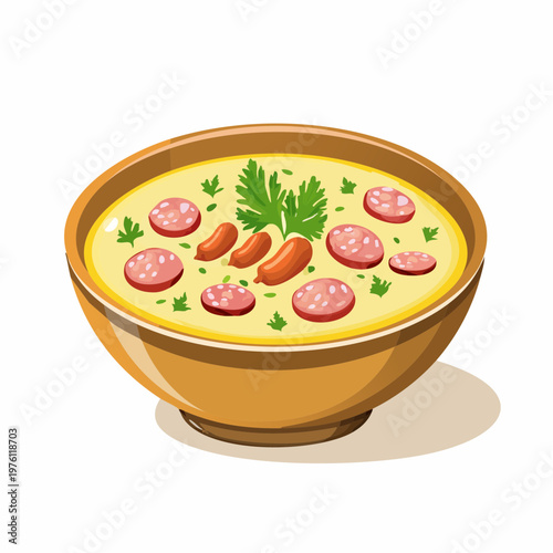 Schlesische Kartoffelsuppe