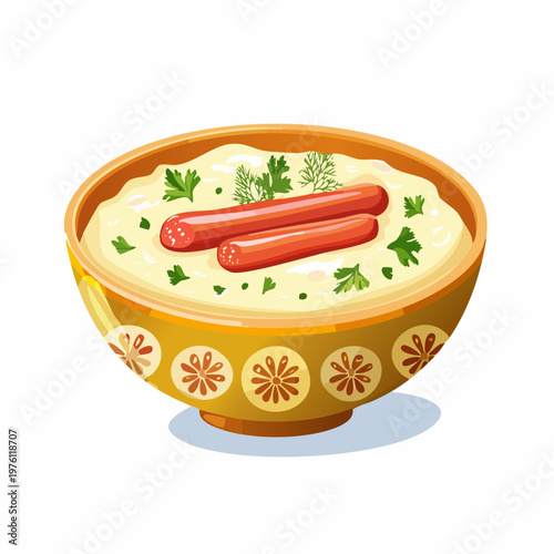 Schlesische Kartoffelsuppe