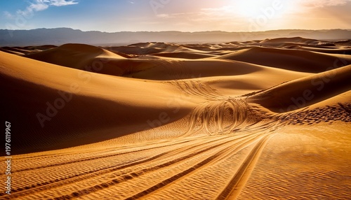 Silk Road Trade Routes Through The Desert With Real Silk Created With Generative Ai