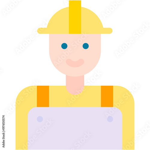 Vector Icon Labor, Worker, User, Avatar, Man