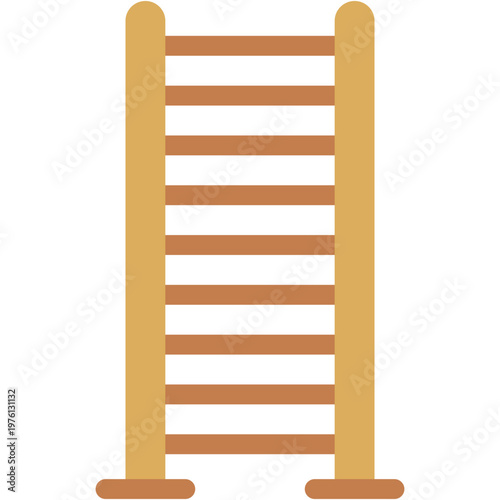 Vector Icon Ladder, Stairs, Steps, Tools, Tools And Utensils