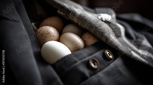 Many eggs in the pocket