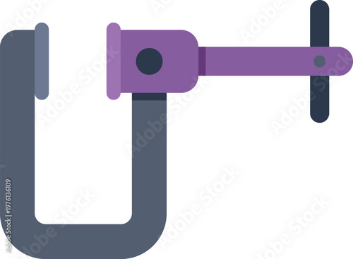 C clamp tool providing strong grip and compression for various projects