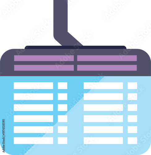Airport screen displaying travel departure and arrival information