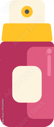 Pink spray bottle icon representing beauty and hygiene products