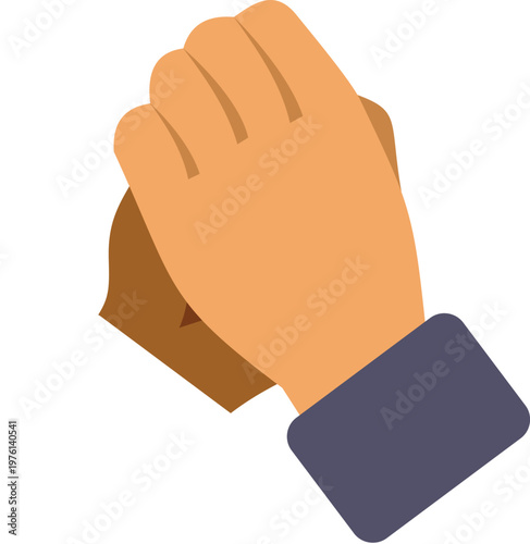 Two hands performing a fist bump, symbolizing agreement and collaboration