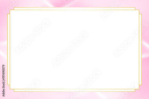 高級感あふれるフレームの招待状テンプレート背景デザイン素材　ピンク