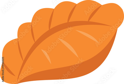 Pastel de nata simple flat vector illustration