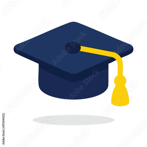 Graduation Cap with Tassel Illustration