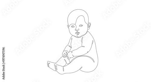 Cute cartoon illustration of a smiling little boy and woman with an Easter bunny girl sitting near colorful eggs, featuring fun vector art of a happy child and toddler