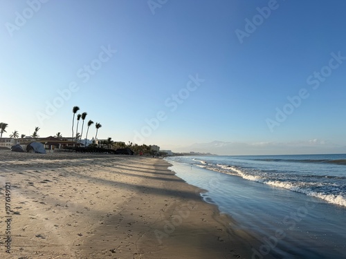 beach in the morning
