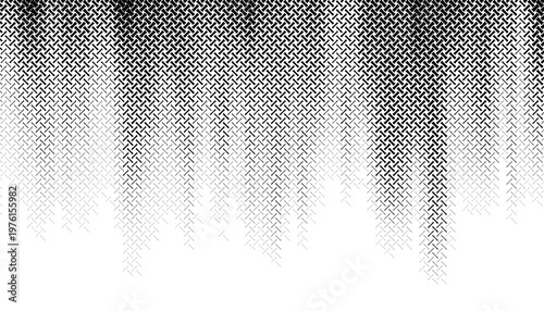 Black and white abstract geometric pattern with smooth halftone effect for sporty background and design element. Editable graphic resource. Vector Format Illustration. EPS10 