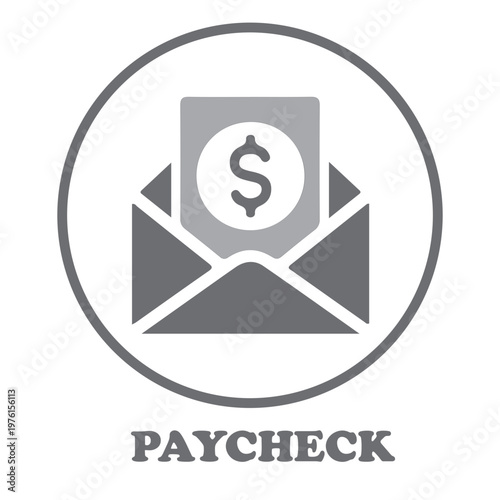 Paycheck Money Icon