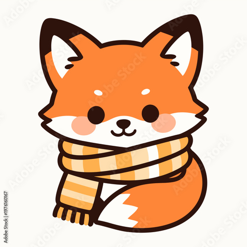 Cute cartoon animal characters including dog fox cat squirrel and wolf vector illustration with smiling pets and nature theme