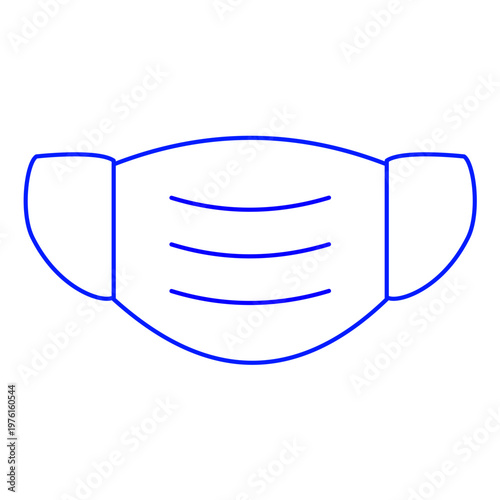 Medical face mask icon for virus protection - HGP-MED-01