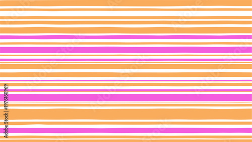 Abstract Horizontal Stripes Pattern Vibrant Hand Drawn Background